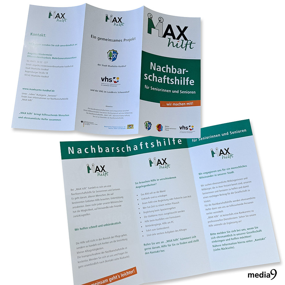 Folder aufgeklappt