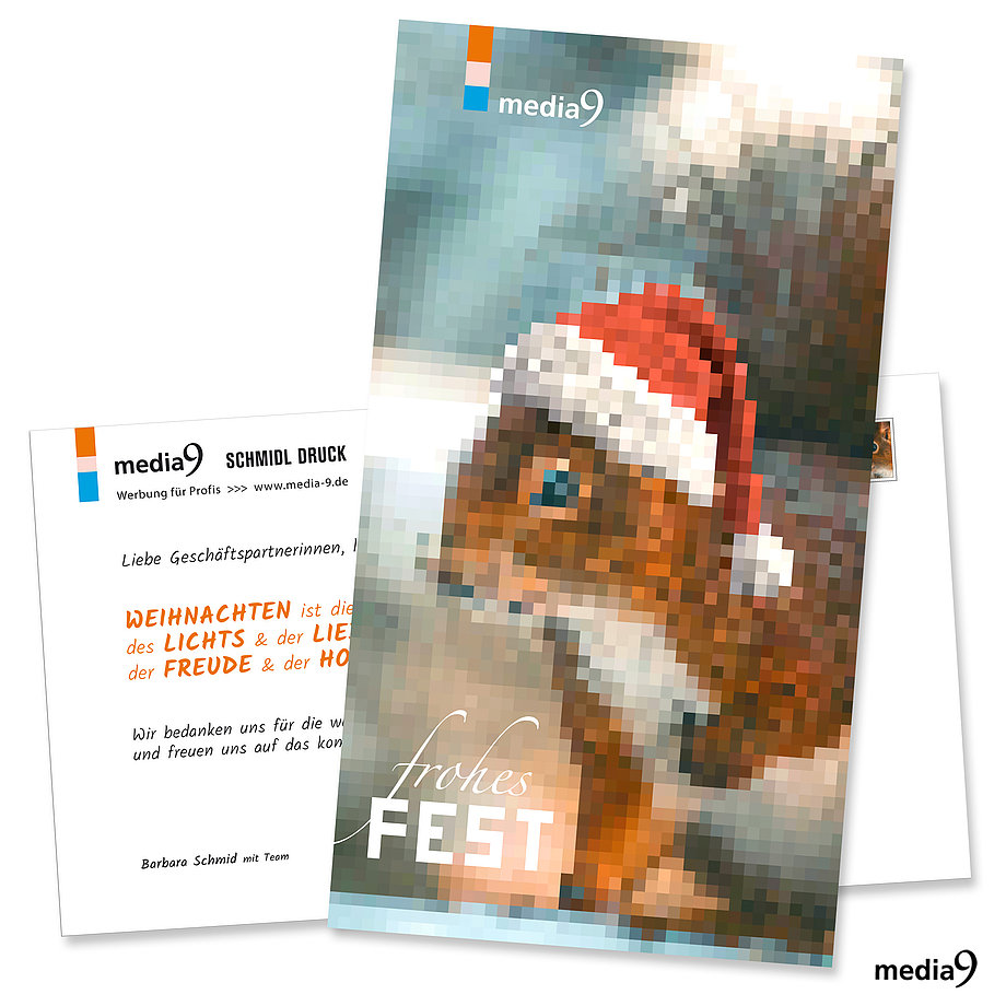 Weihnachtskarten von media 9